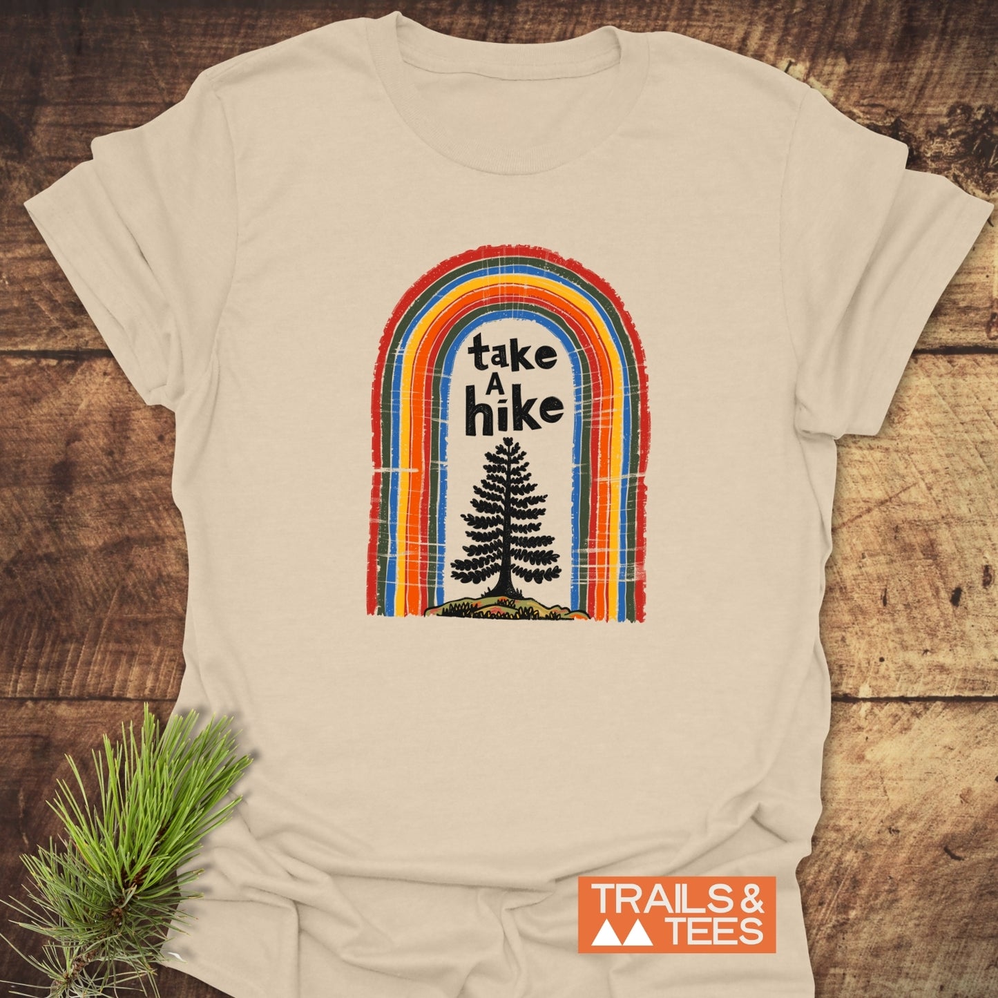 Take A Hike Rainbow T-Shirt