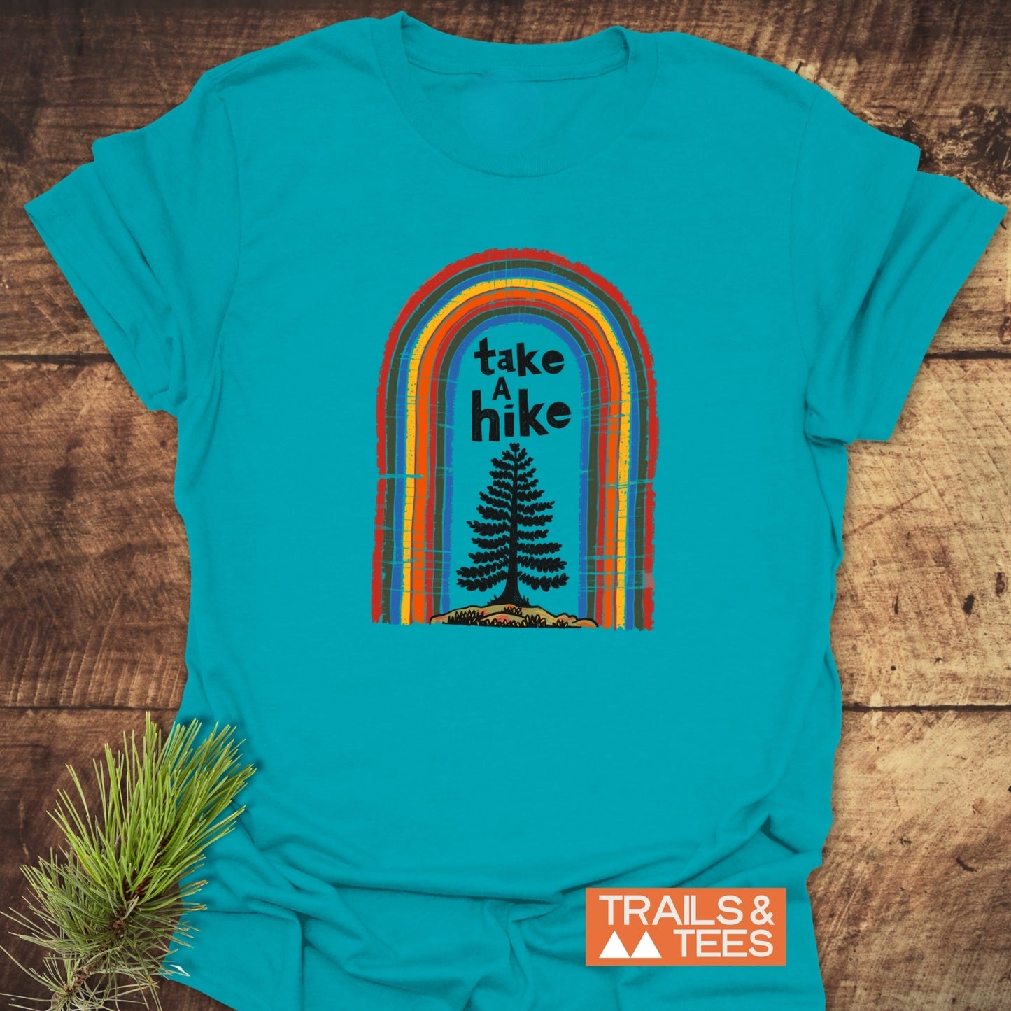 Take A Hike Rainbow T-Shirt