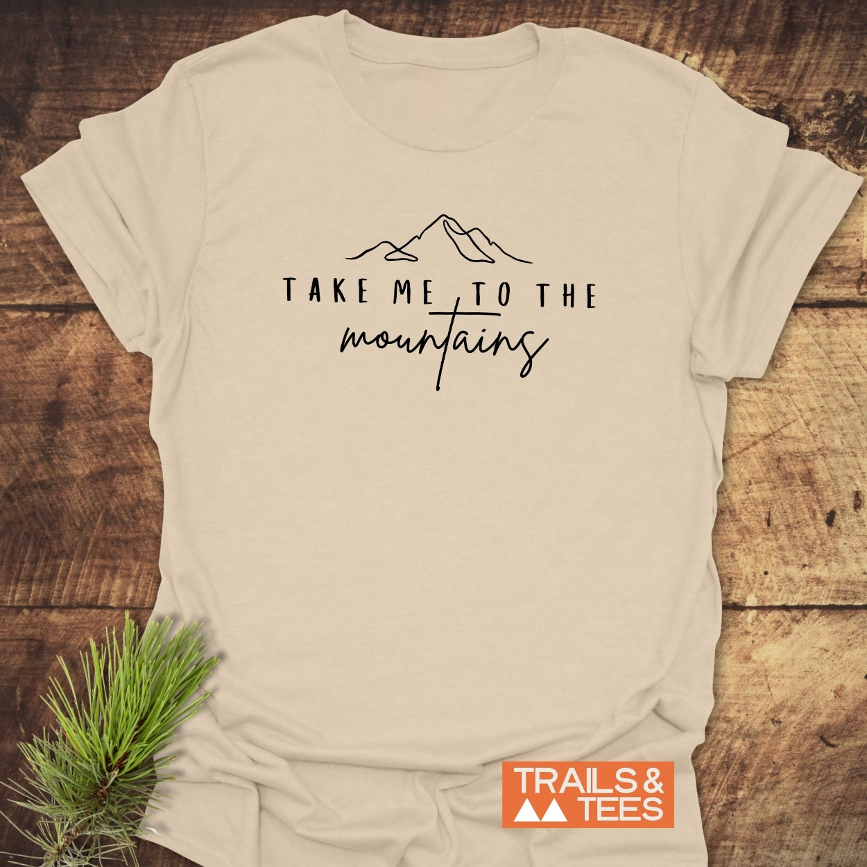 Take Me To The Mountains Minimal T-Shirt