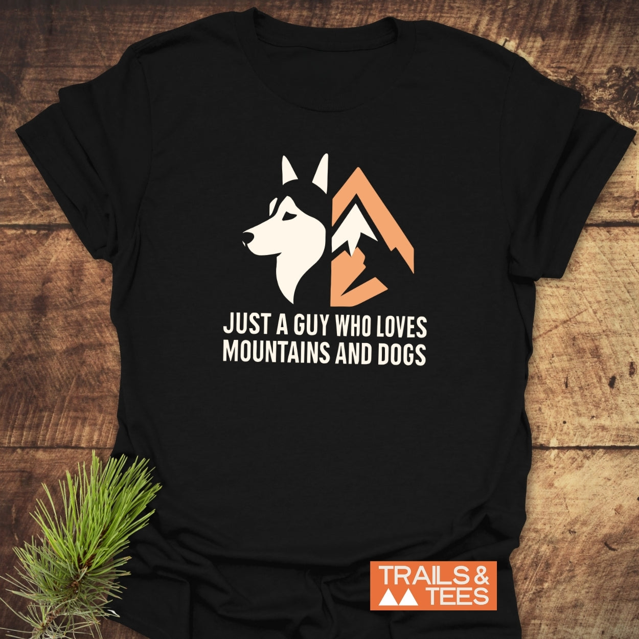 Mountain And Dog Love T-Shirt