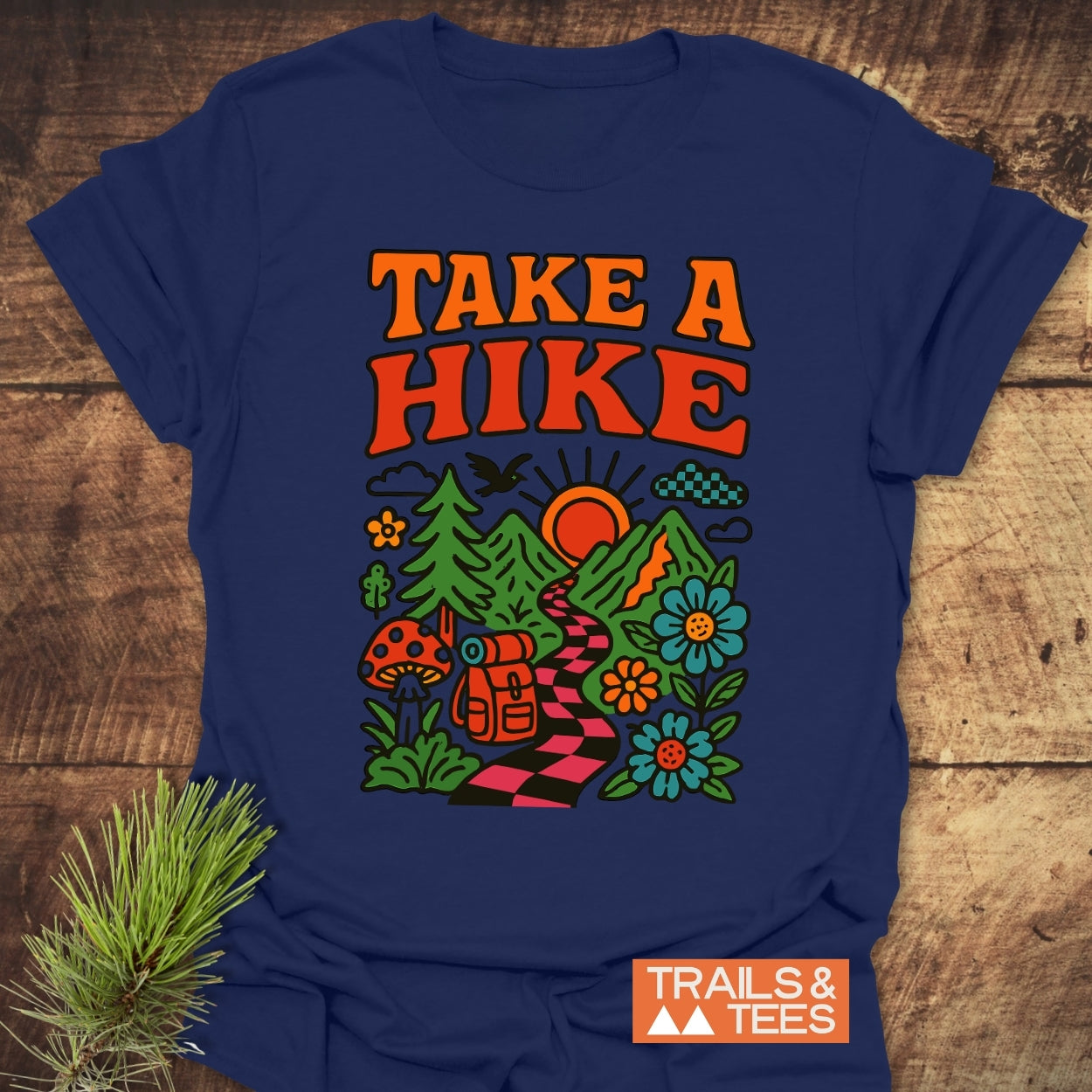Take A Hike Funky T-Shirt