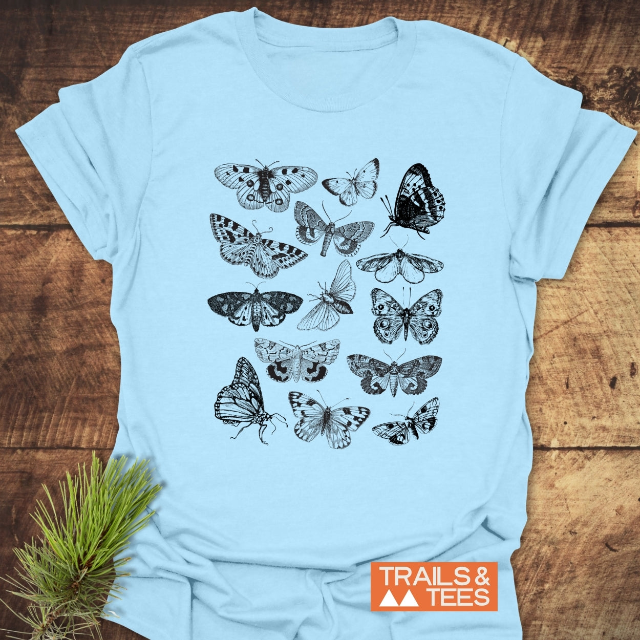 Vintage Butterfly Tattoo T-Shirt
