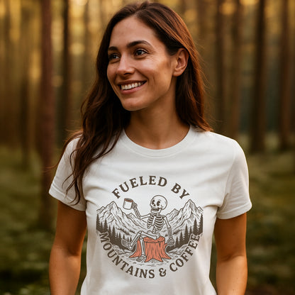 Fueled By Mountains And Coffee T-Shirt