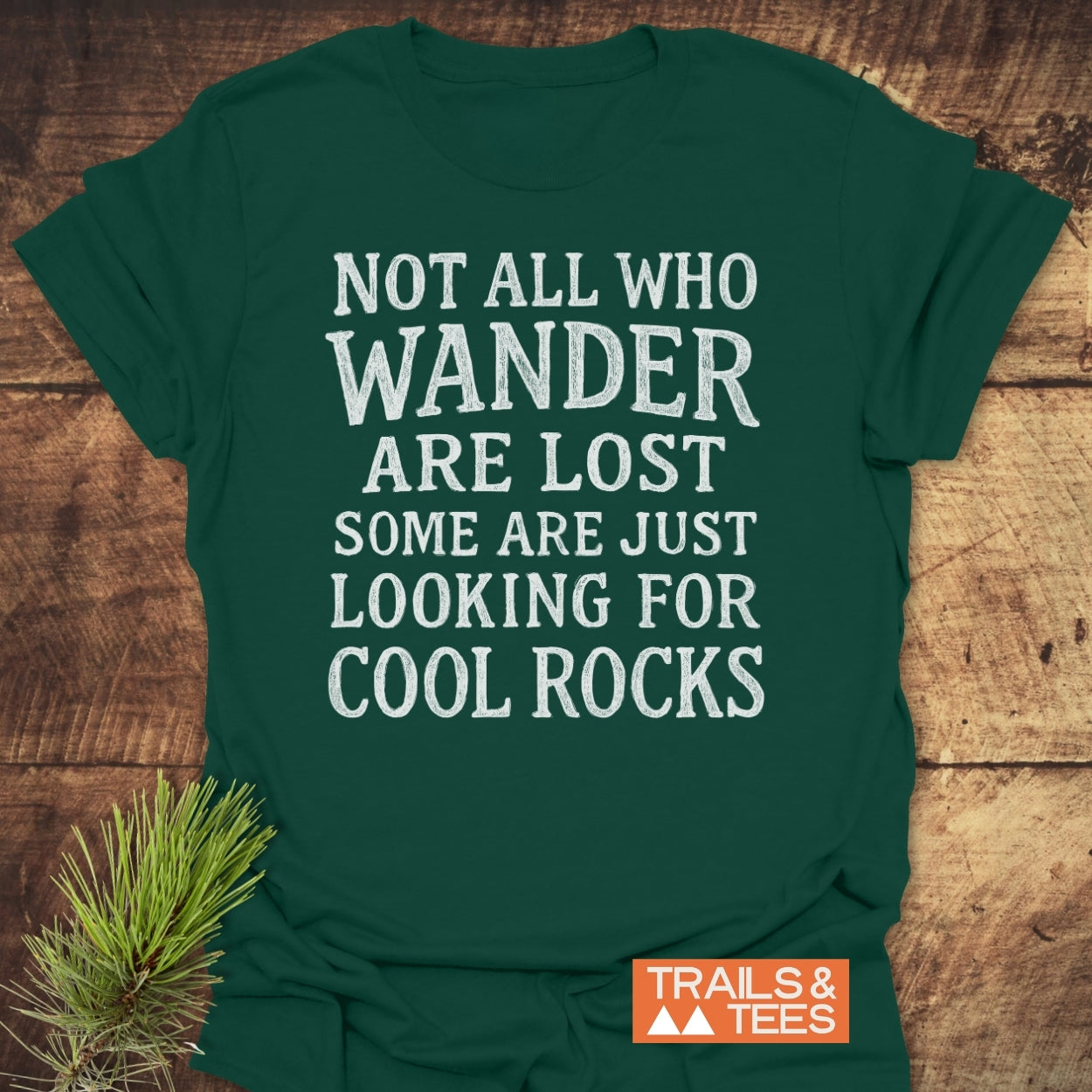 Not All... Rustic Chalkboard T-Shirt