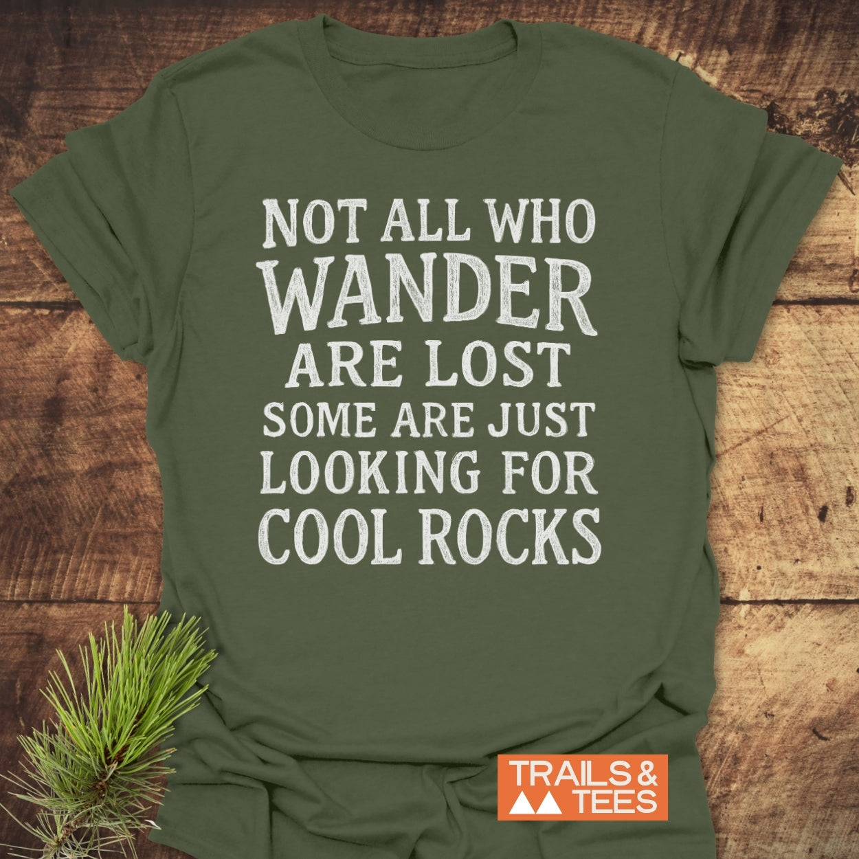 Not All... Rustic Chalkboard T-Shirt