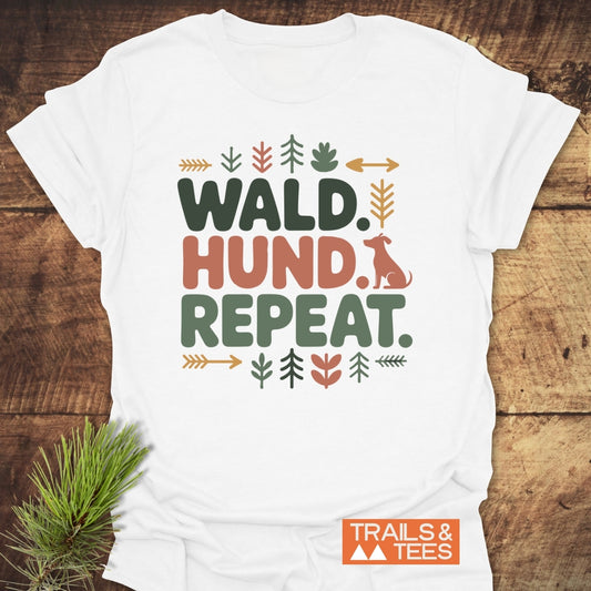 Wald Hund Repeat T-Shirt