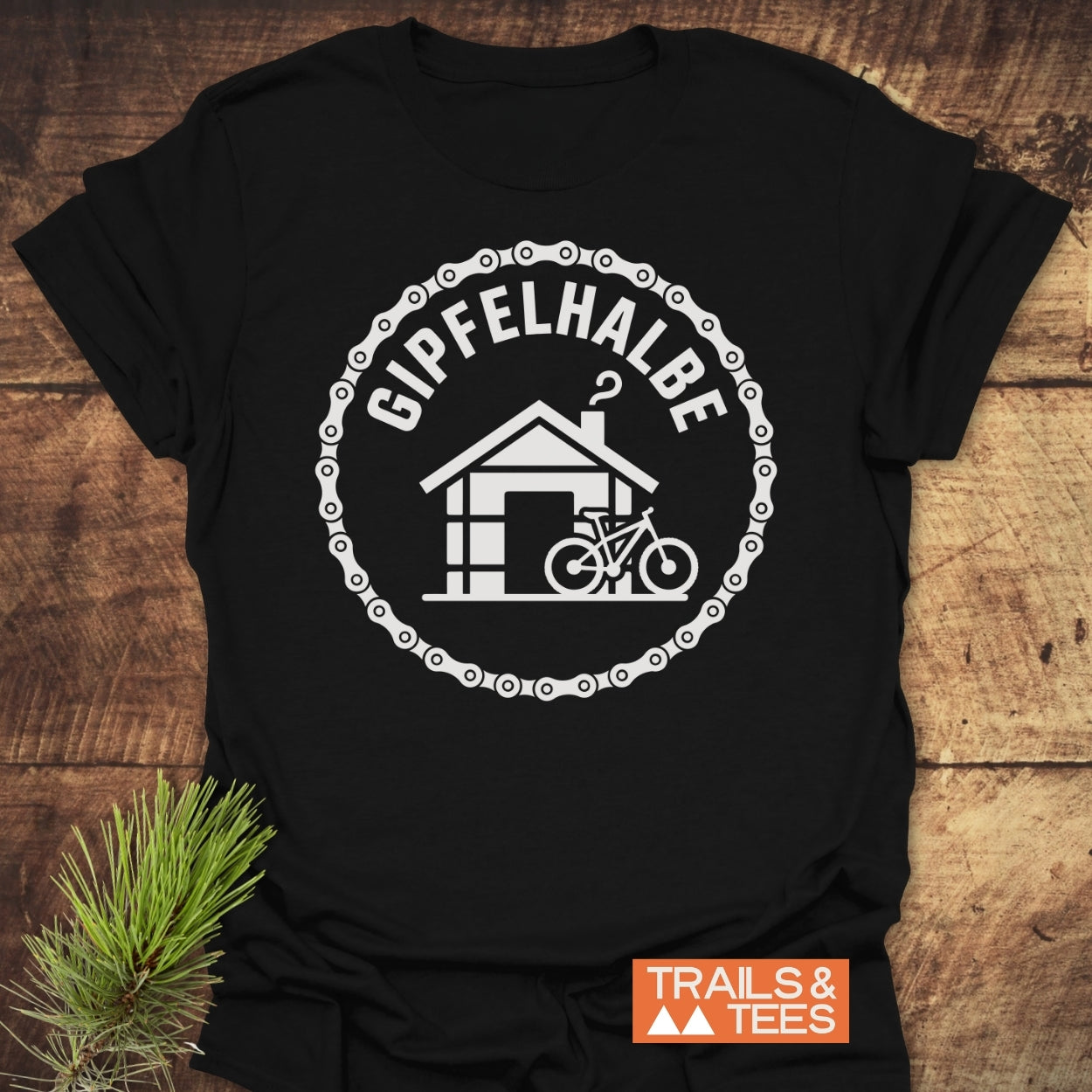 Gipfelhalbe T-Shirt