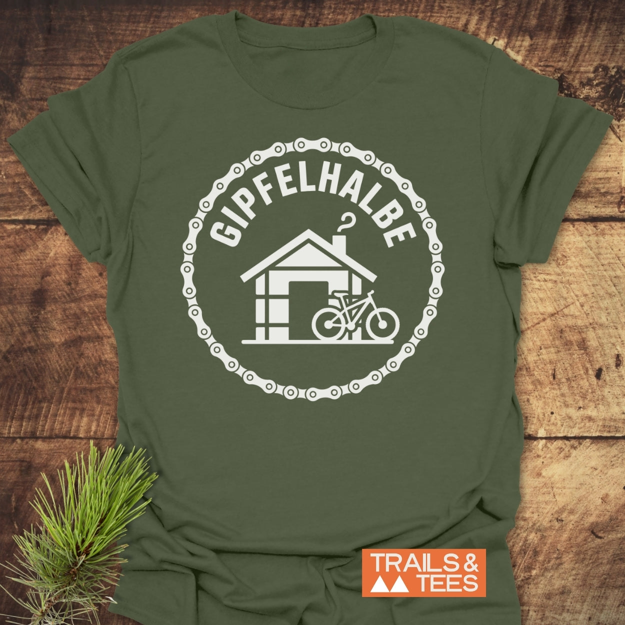 Gipfelhalbe T-Shirt