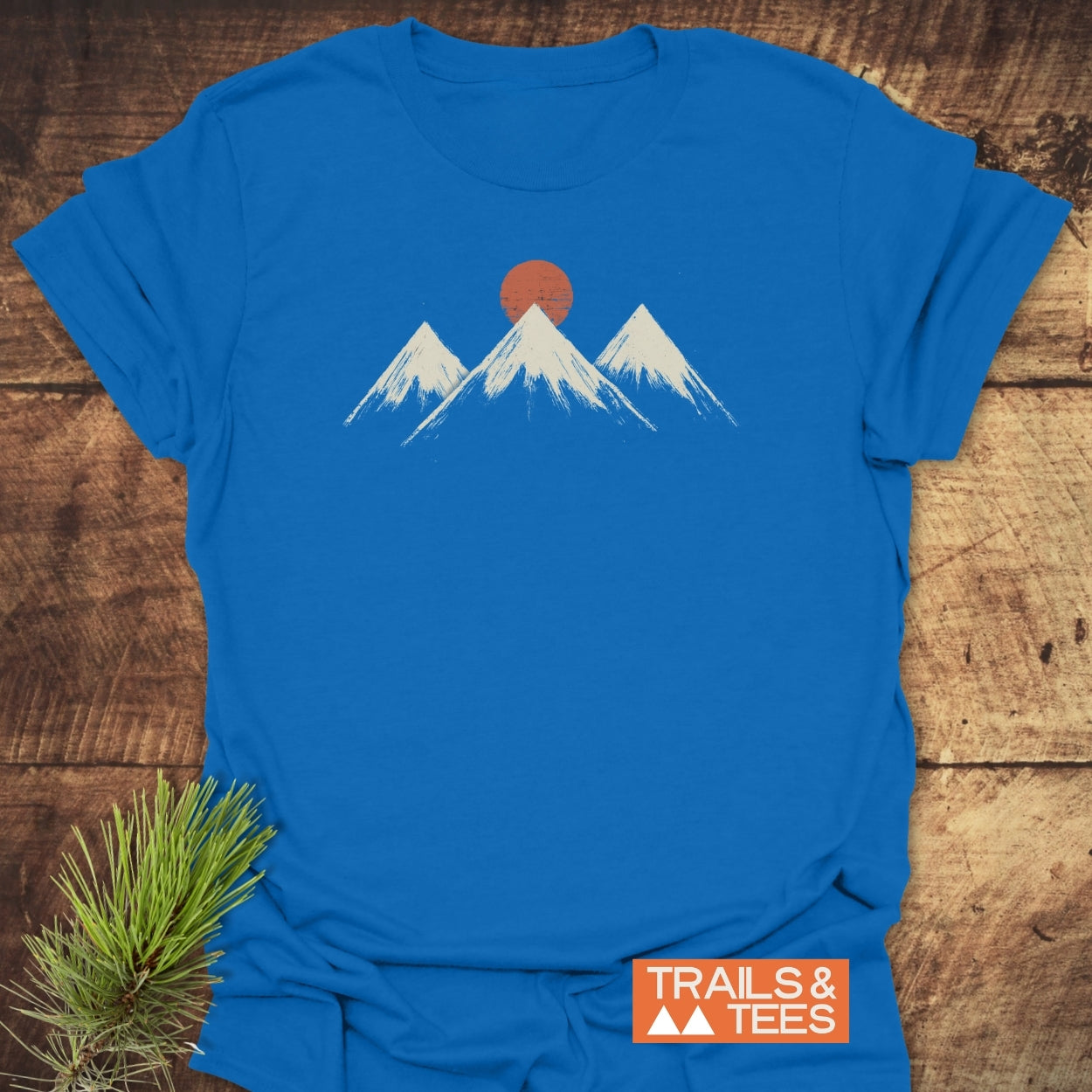 Three Mountains And Sun T-Shirt
