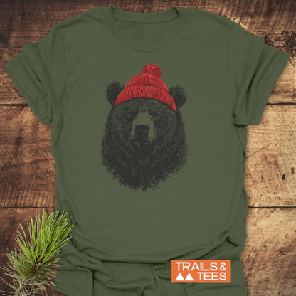Bear With Beanie T-Shirt