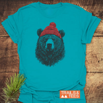 Bear With Beanie T-Shirt
