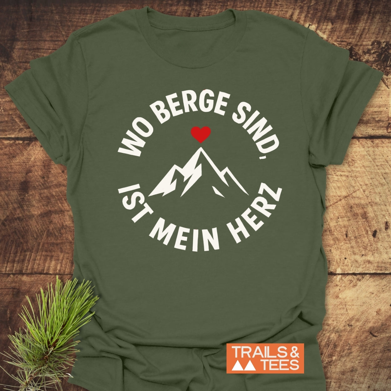 Herz Für Berge T-Shirt