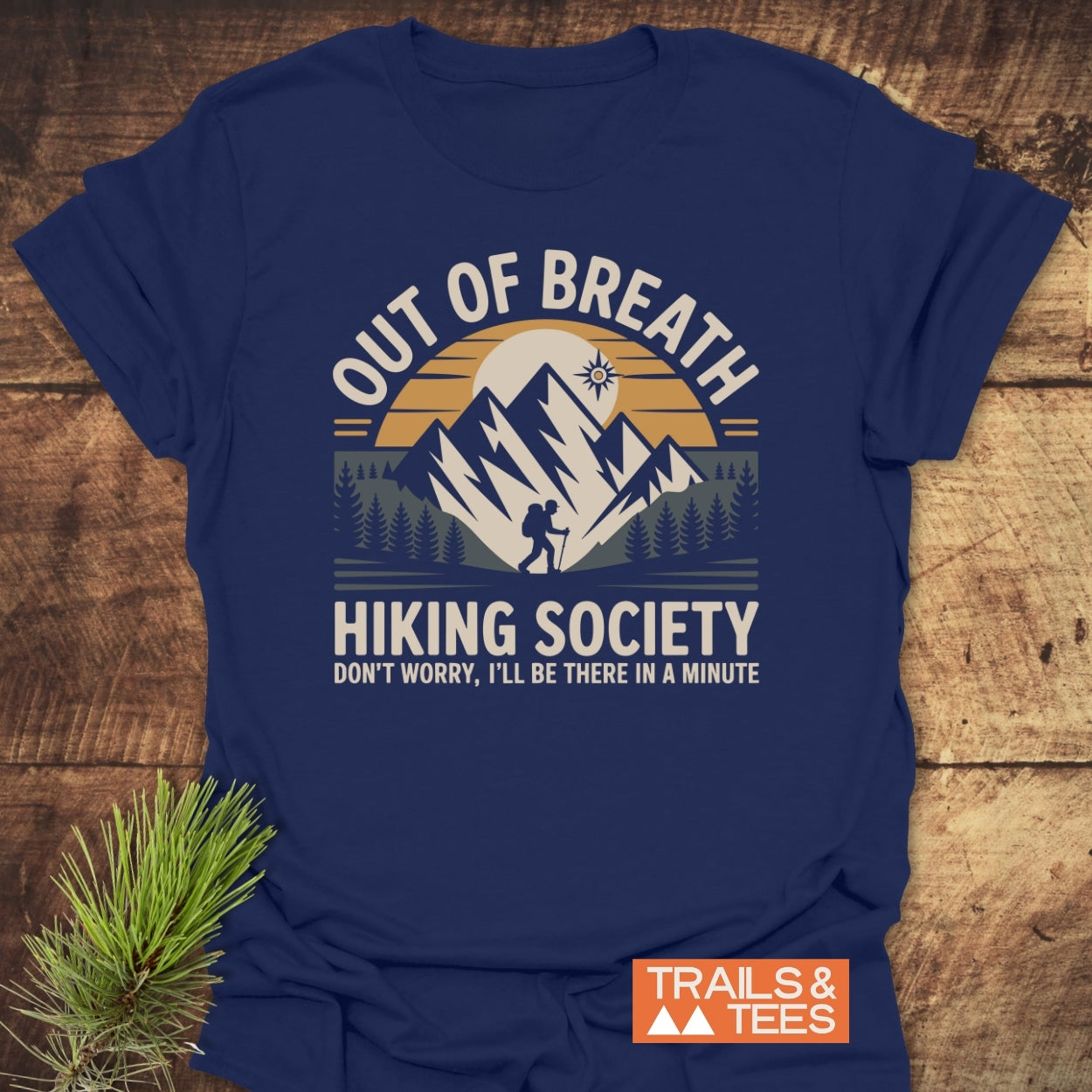 Out Of Breath Hiking Society T-Shirt