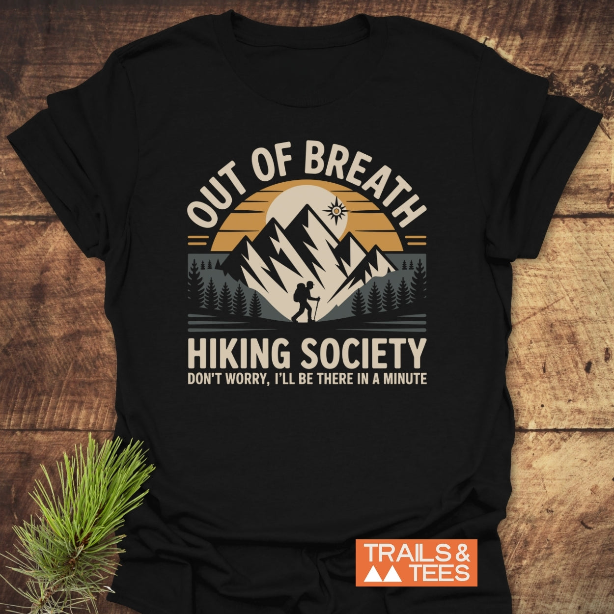 Out Of Breath Hiking Society T-Shirt