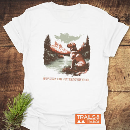 Happiness Is Hiking With Dogs T-Shirt