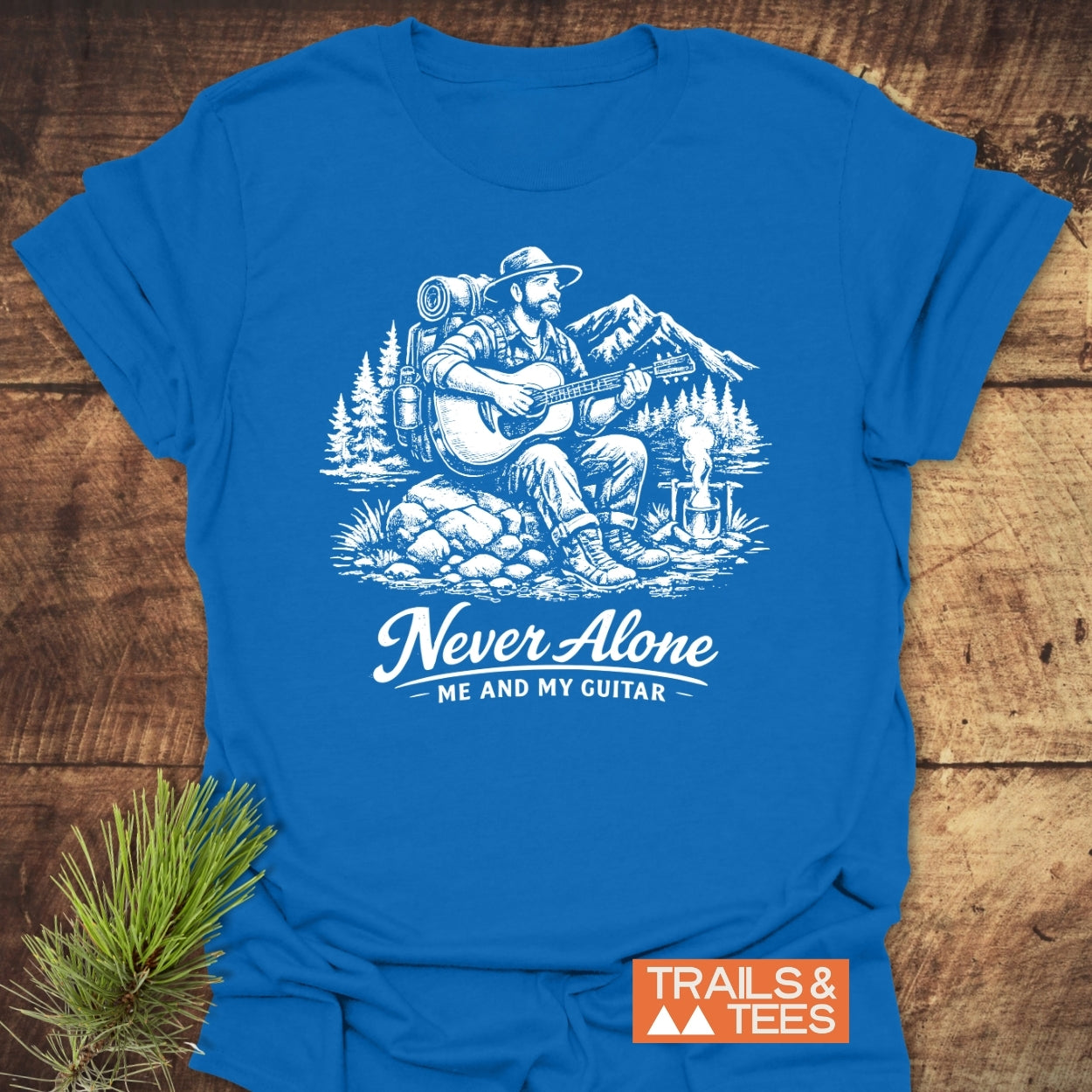 Never Alone. Me And My Guitar T-Shirt