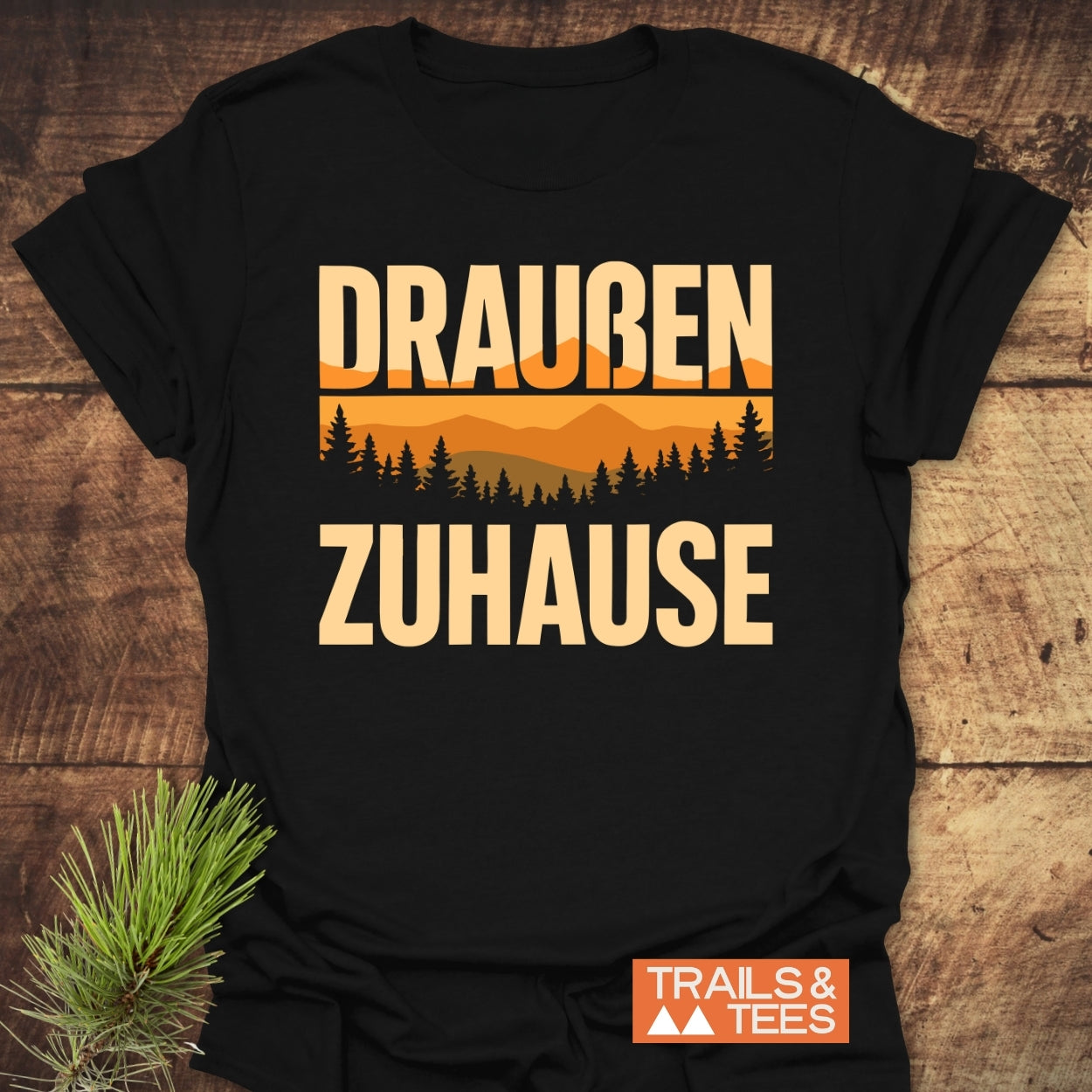 Draußen Zuhause T-Shirt