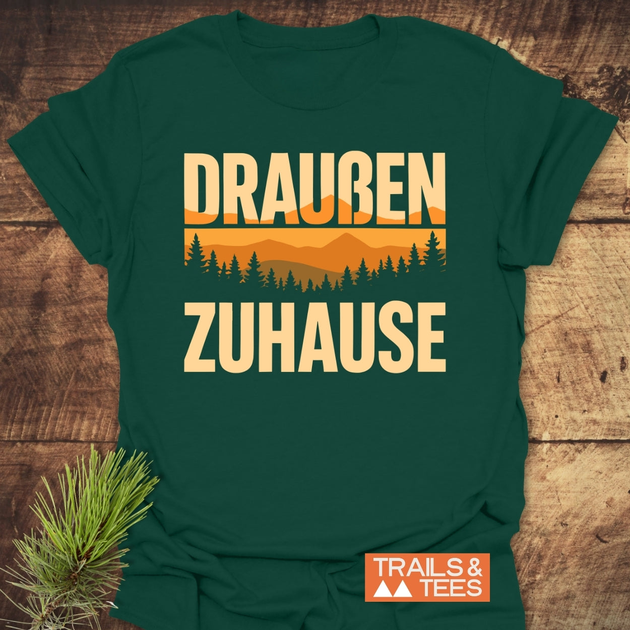 Draußen Zuhause T-Shirt