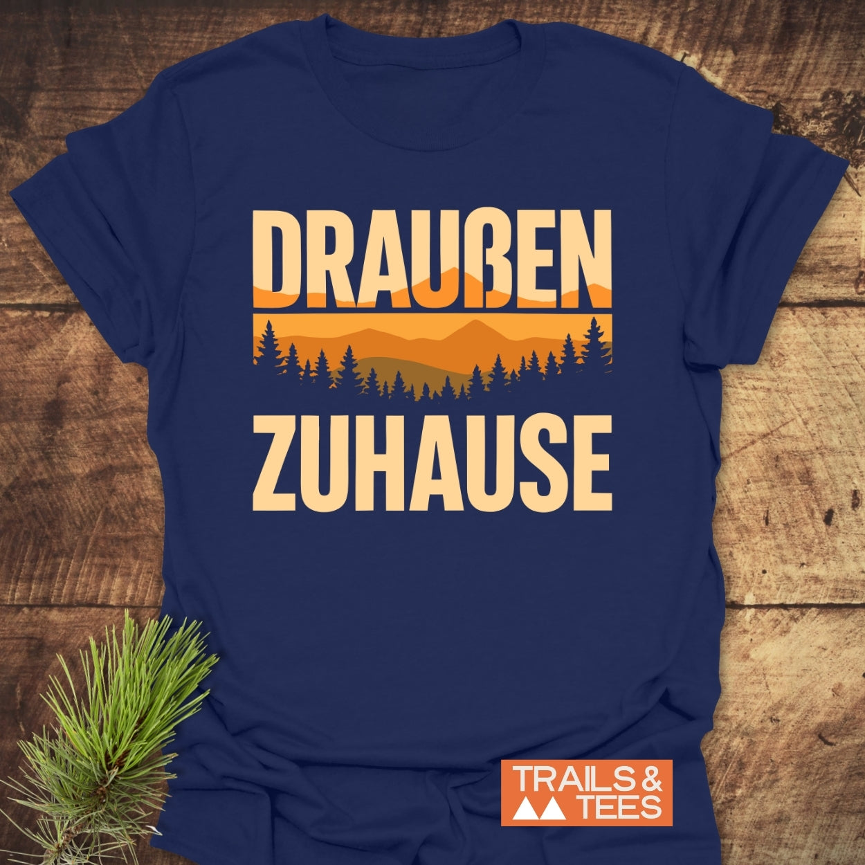 Draußen Zuhause T-Shirt