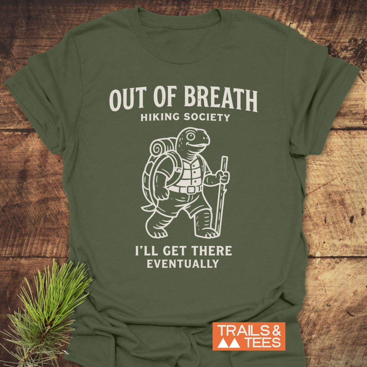 Out Of Breath Turtle T-Shirt