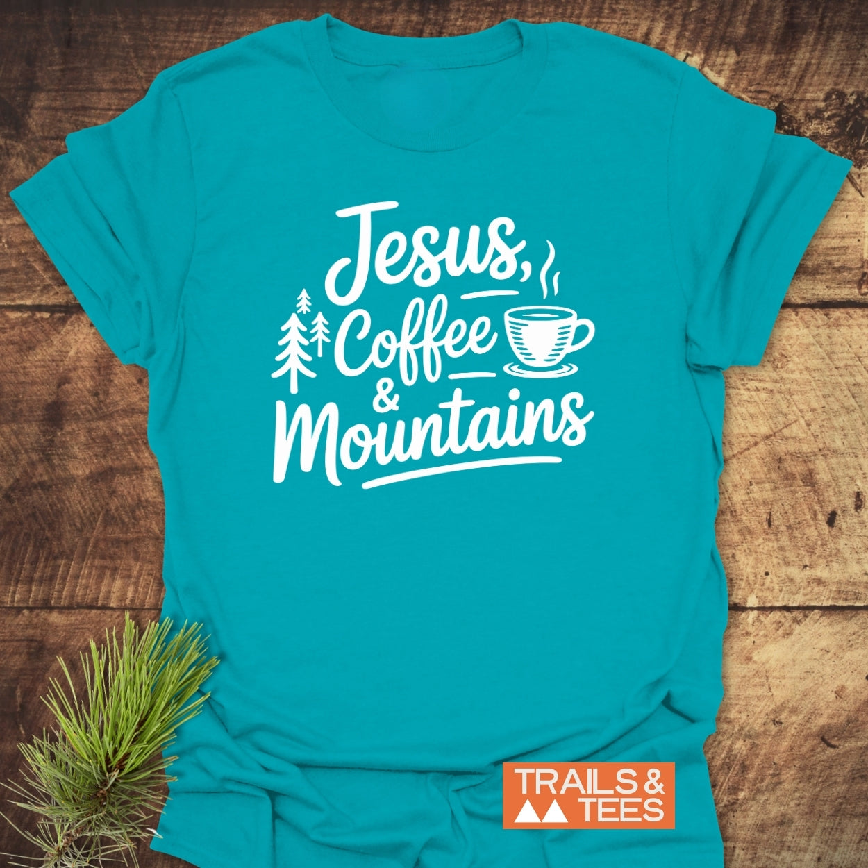 Jesus, Coffee, Mountains T-Shirt