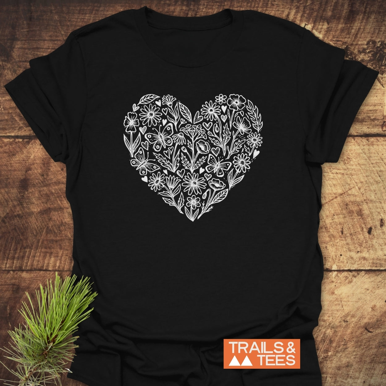 Wildflower Heart Butterfly Soul T-Shirt