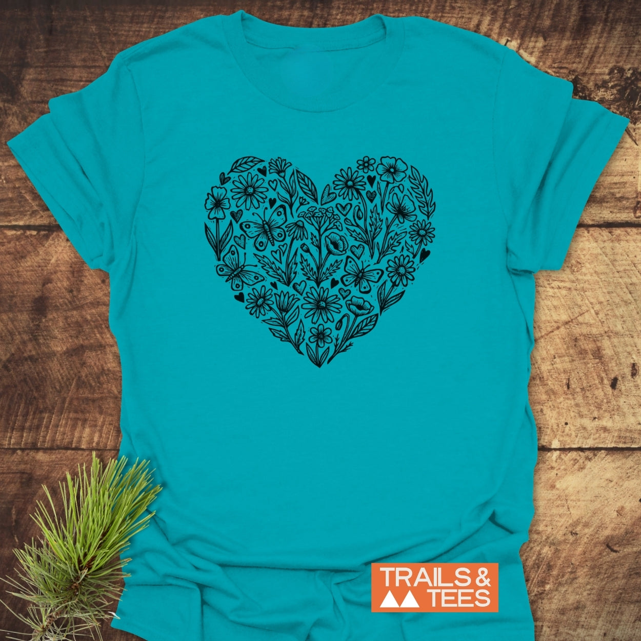 Wildflower Heart Butterfly Soul T-Shirt