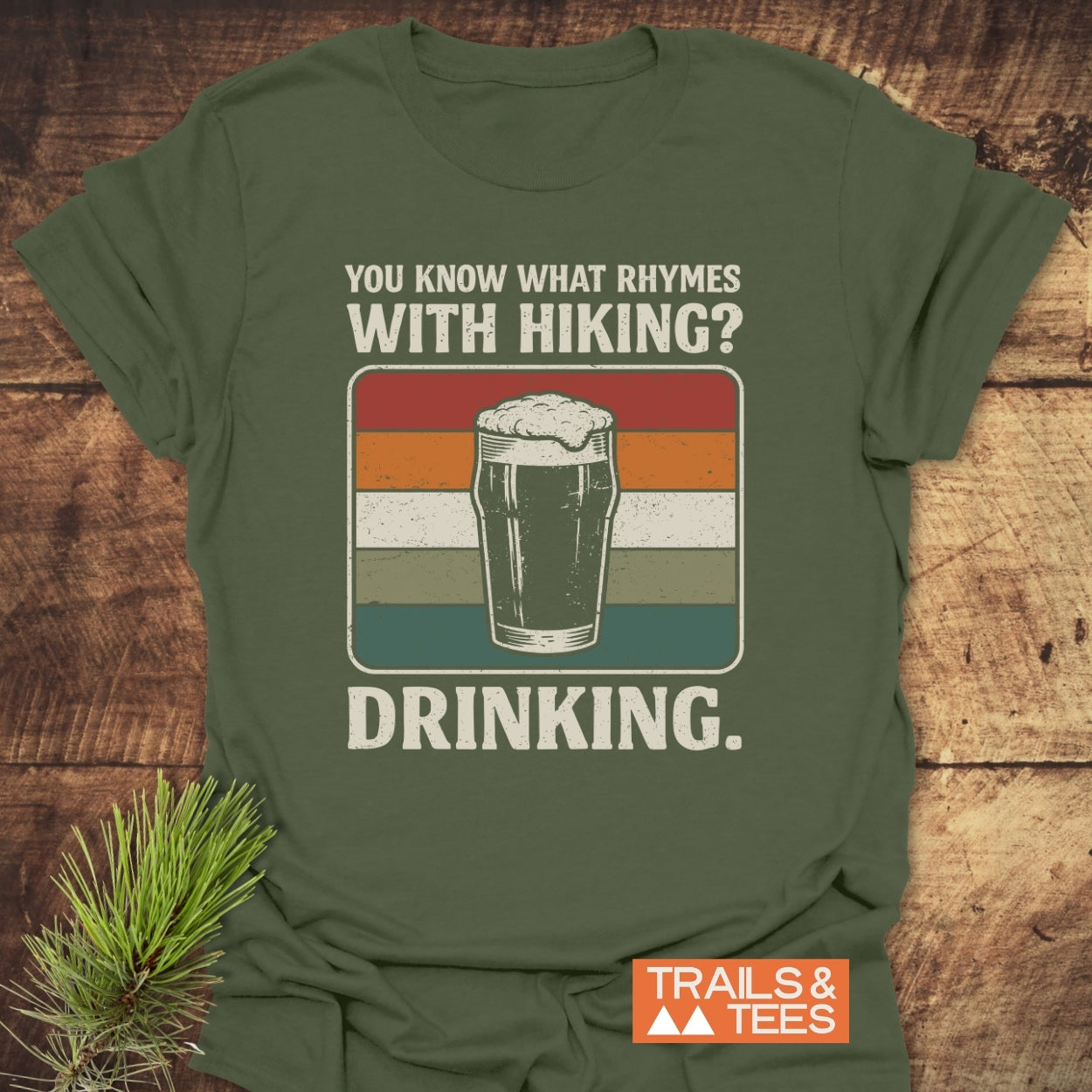 What Rhymes With Hiking? T-Shirt