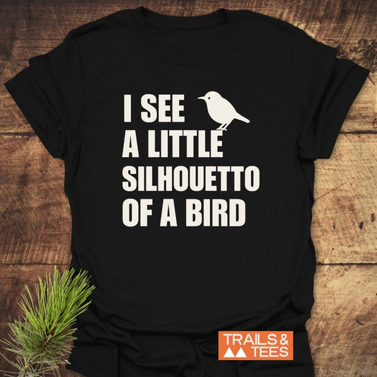 Silhouetto Of A Bird Funny T-Shirt