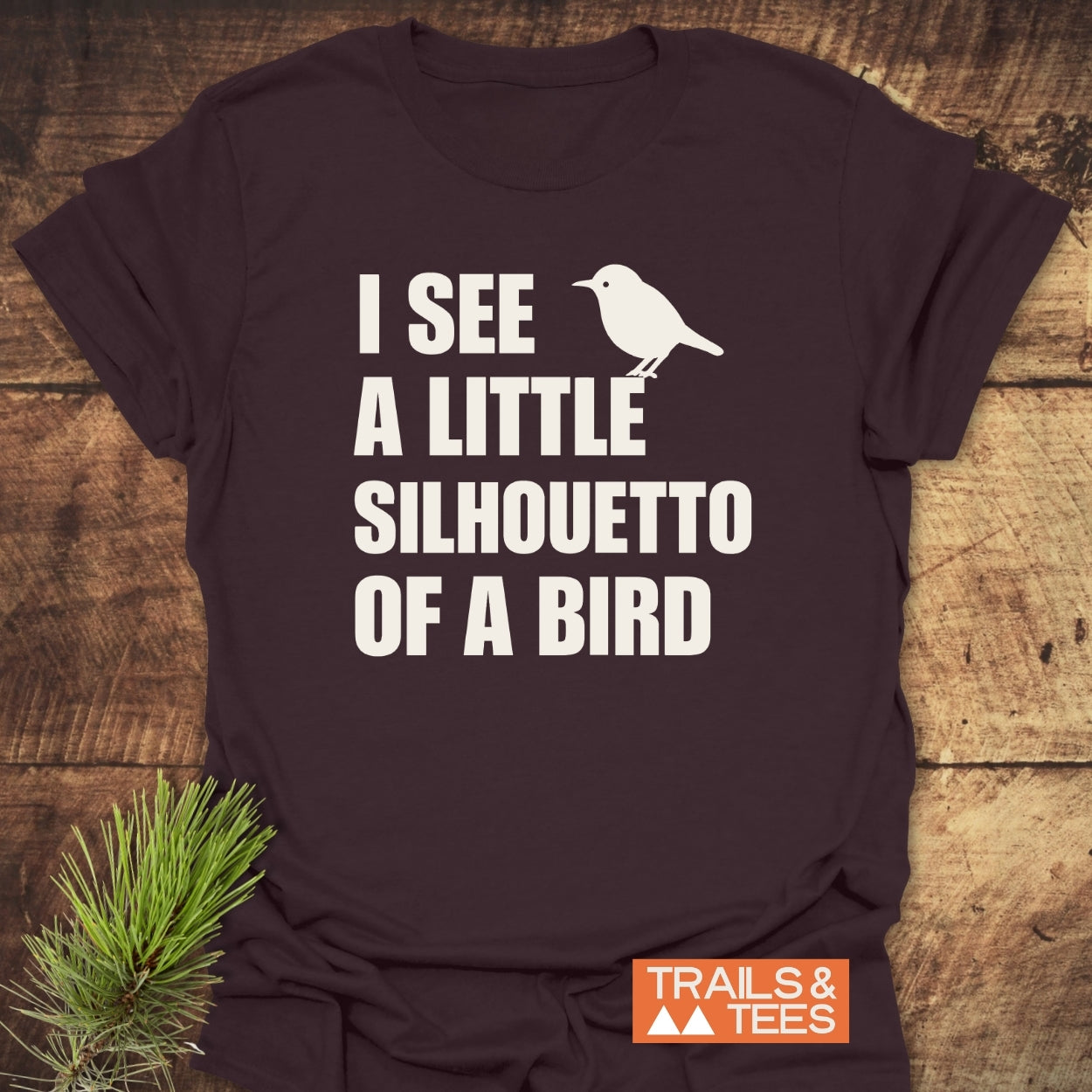 Silhouetto Of A Bird Funny T-Shirt
