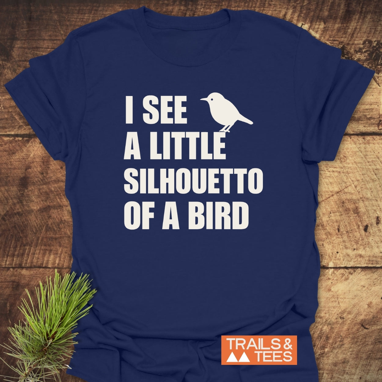 Silhouetto Of A Bird Funny T-Shirt