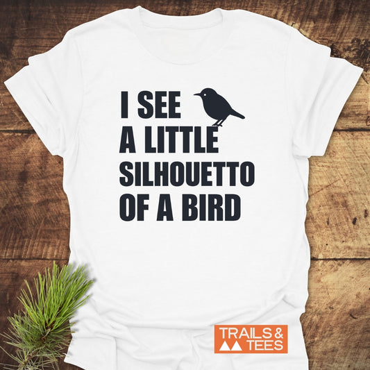 Silhouetto Of A Bird Funny T-Shirt