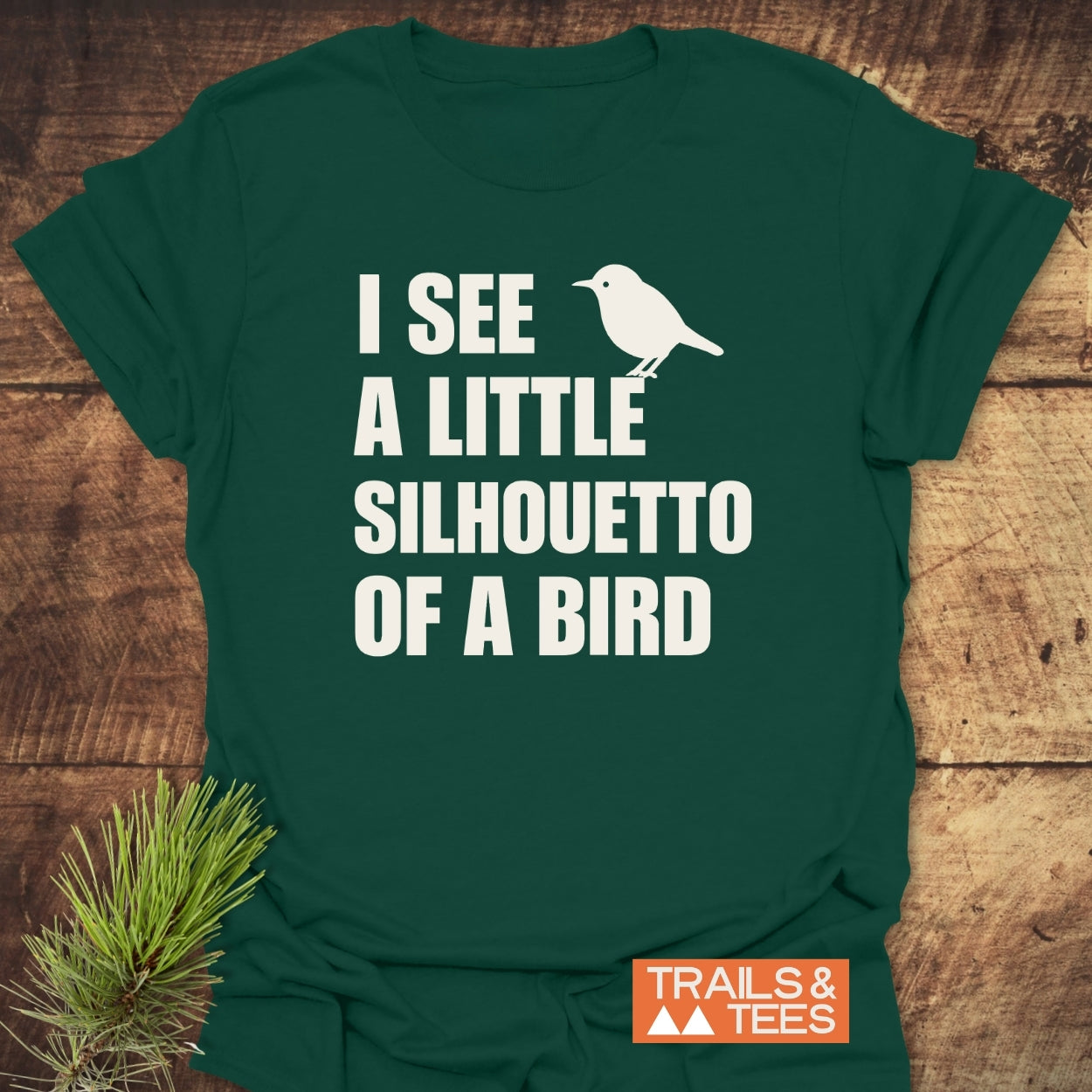 Silhouetto Of A Bird Funny T-Shirt