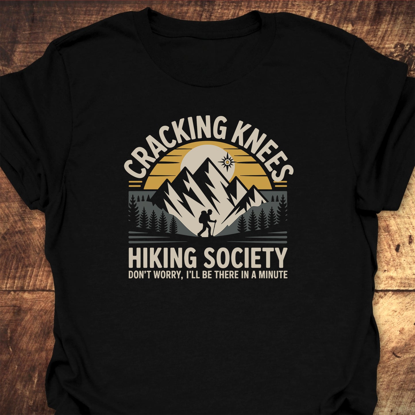 Cracking Knees Hiking Society T-Shirt