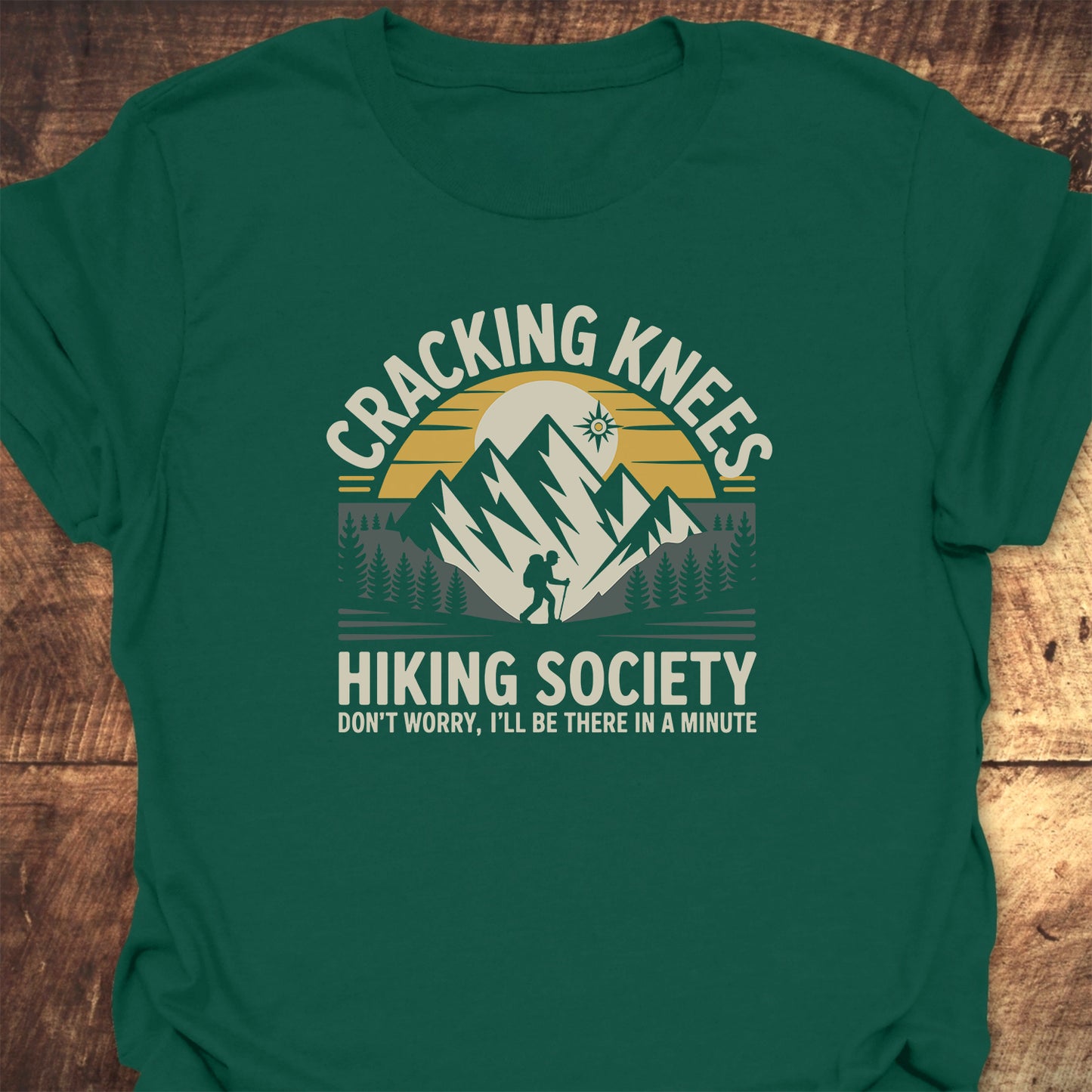 Cracking Knees Hiking Society T-Shirt