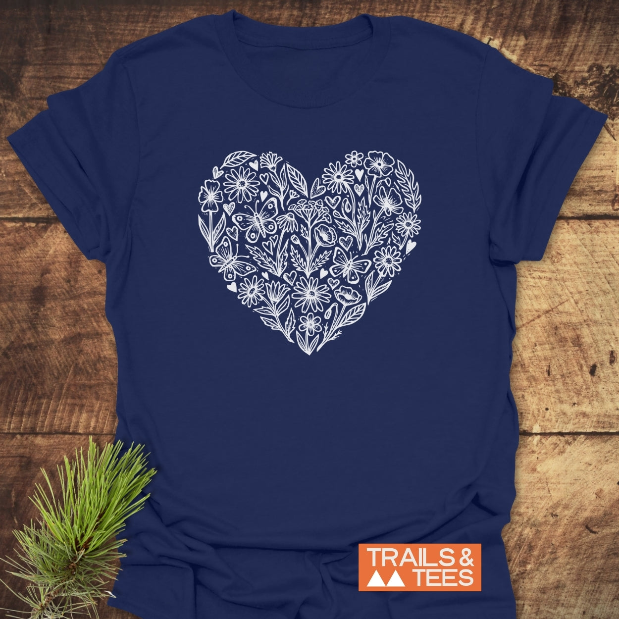 Wildflower Heart Butterfly Soul T-Shirt